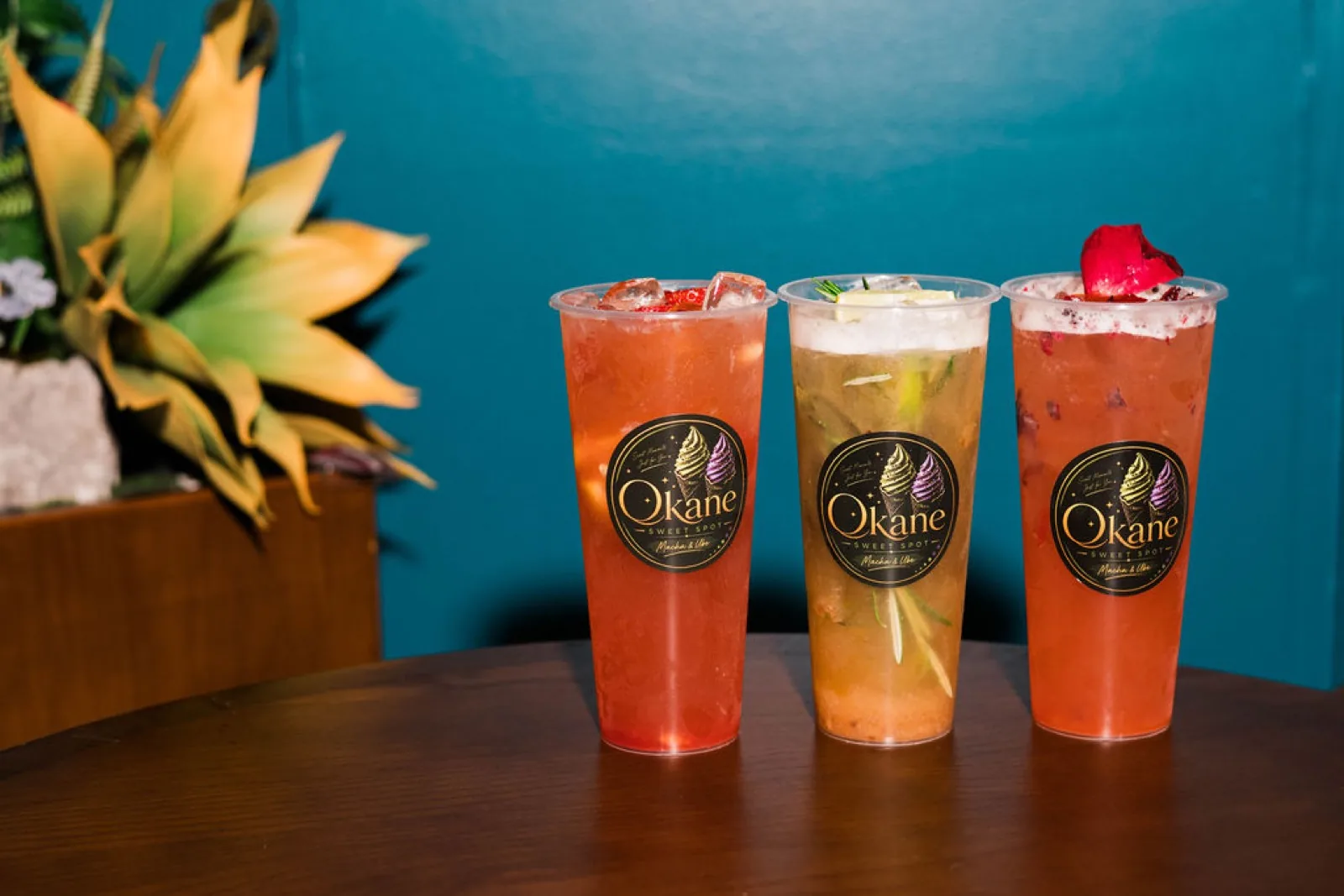 Trio of signature fruit teas